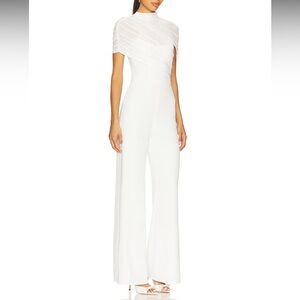Amanda Uprichard White Jumpsuit
